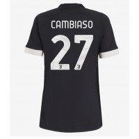 Dres Juventus Andrea Cambiaso #27 Rezervni za Žensko 2023-24 Kratak Rukav